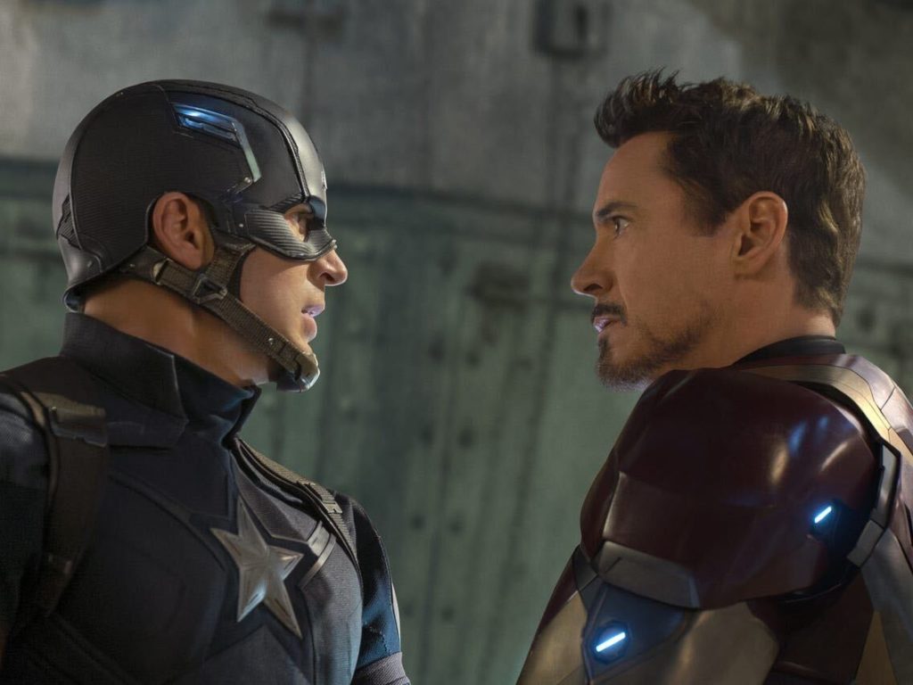 Captain America and Iron Man