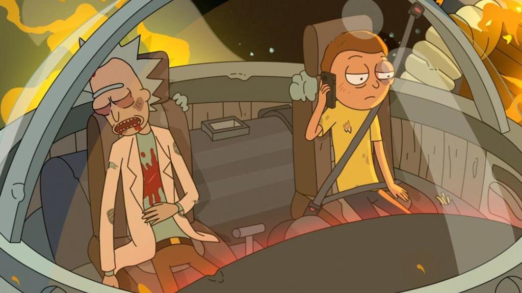Rick and Morty season five banner