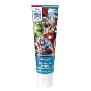 marvel crest toothpaste