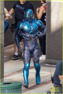 Blue beetle costume