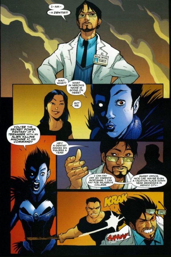 blue beetle dentist