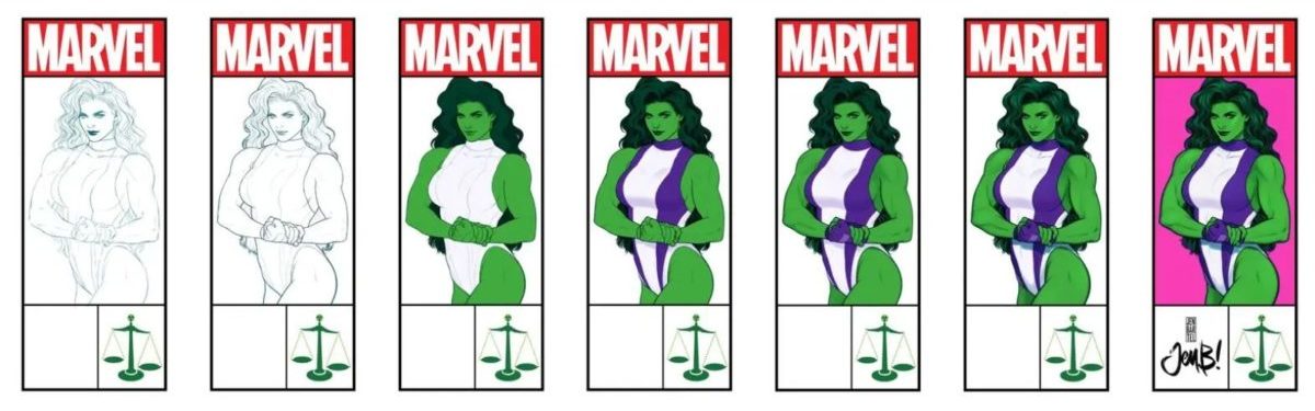 She-Hulk Jen Bartel corner box