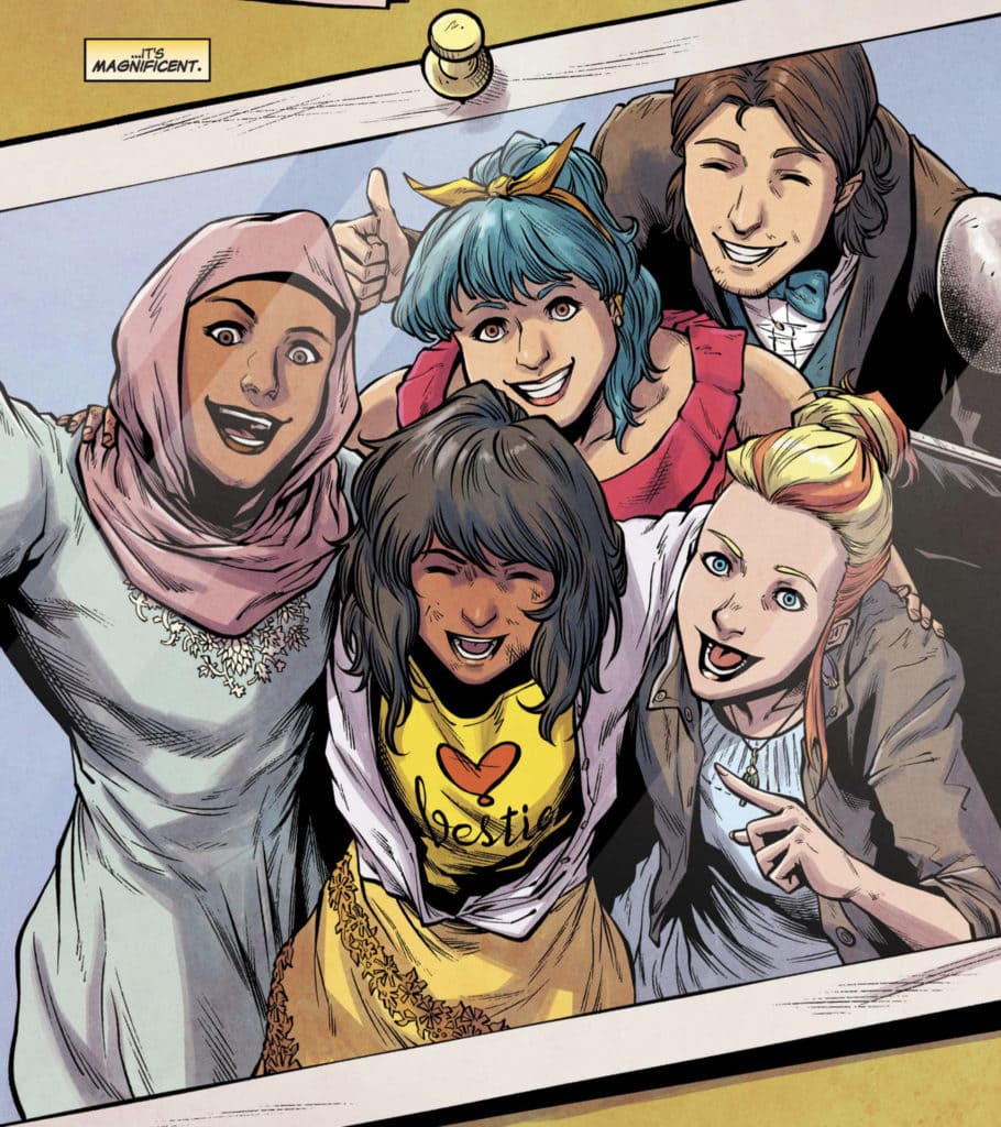 Kamala Khan and her friends