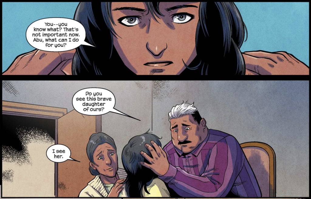 Ms Marvel, Muneeba Khan and Yusuf Khan
