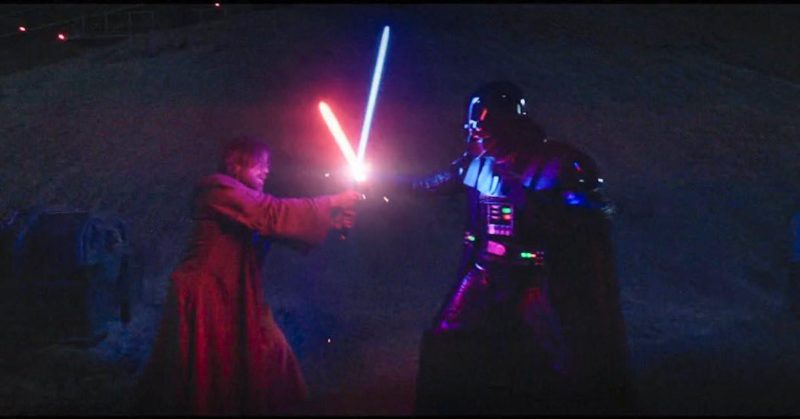 obi-wan kenobi darth vader fight duel