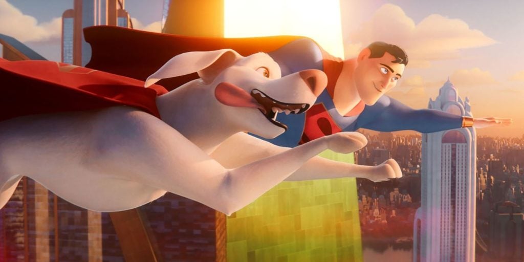 Superman and Krypto DC League of Super-Pets