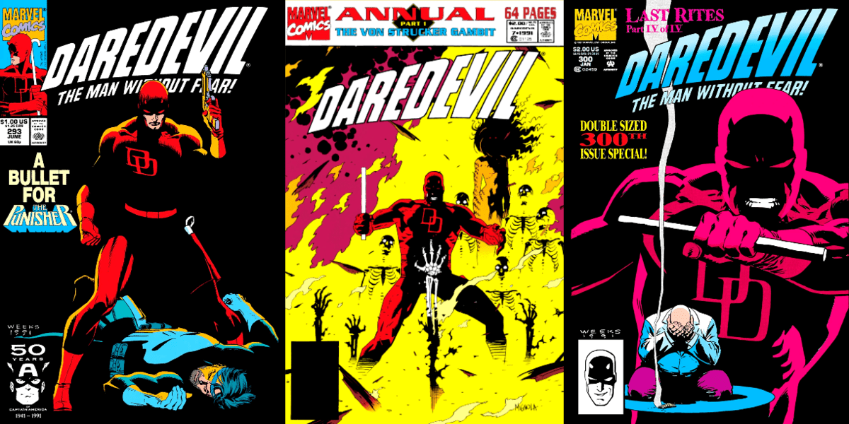 Daredevil and Punisher comics