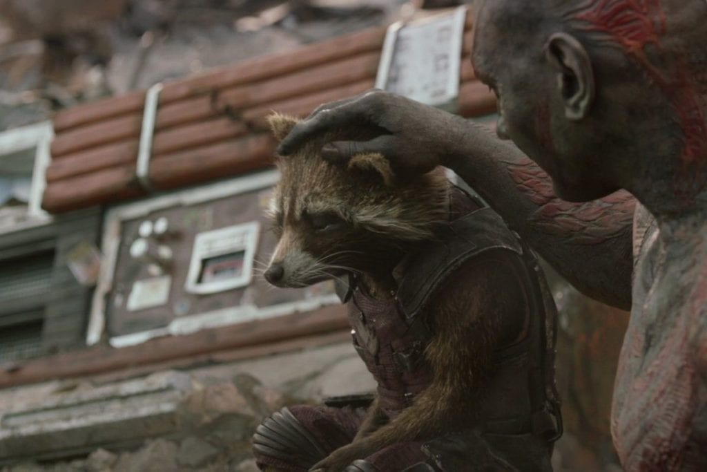 Drax the Destroyer and Rocket Racoon