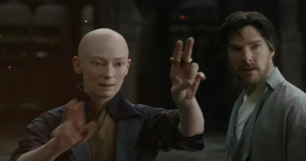 The Ancient One with Doctor Strange 