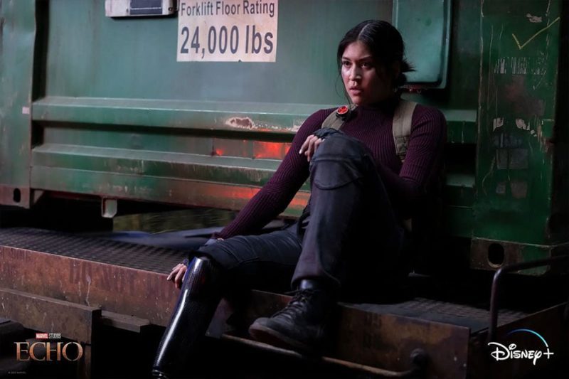 Alaqua Cox as Maya Lopez in Echo