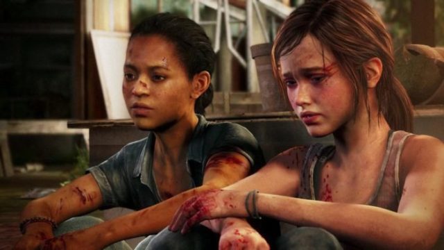 Ellie and Riley in The Last of Us: Left Behind video game