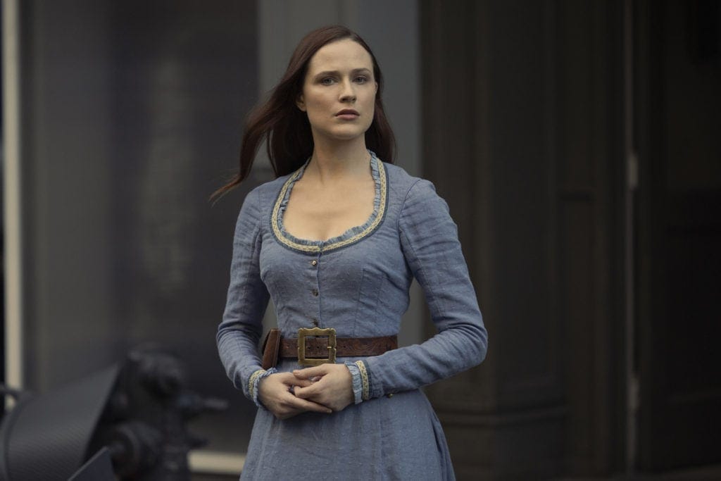 Evan Rachel Wood in Westworld