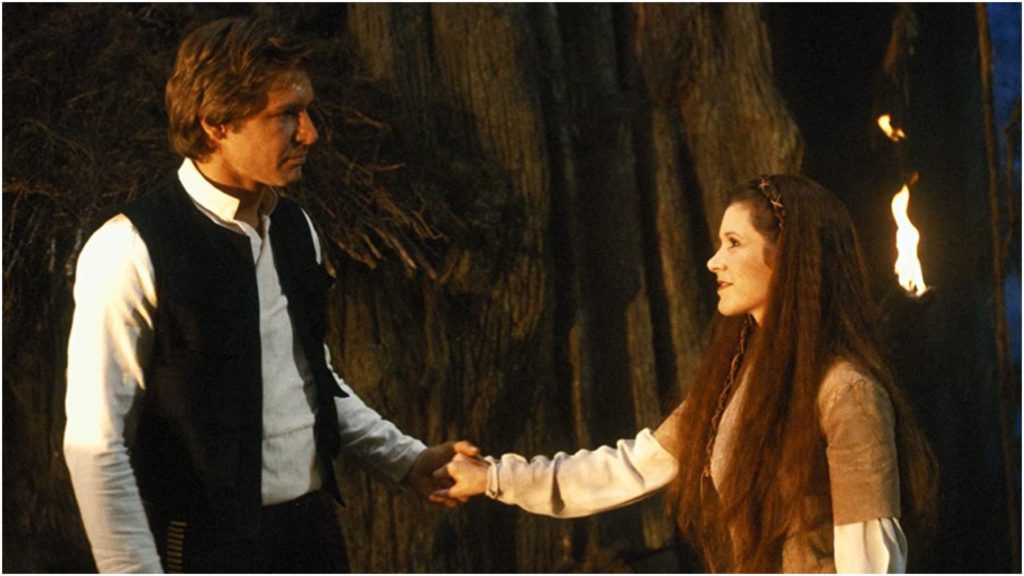 Han and Leia Endor
