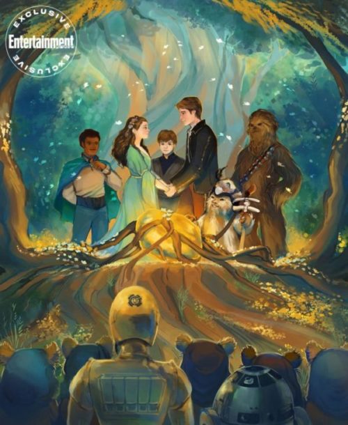 Han and Leia's wedding tpats. The Princess and the Scondrel