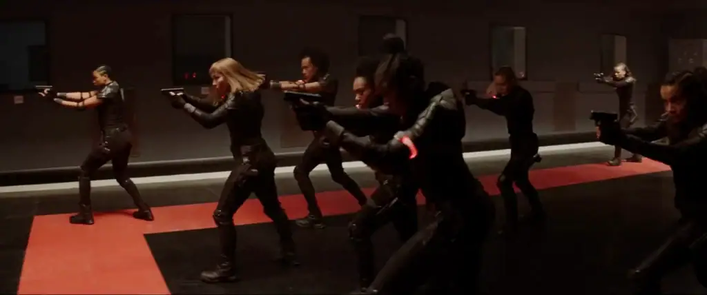 Black Widows training