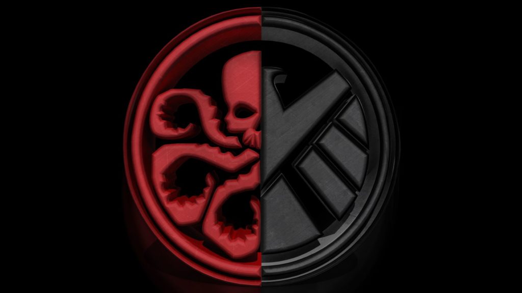 Hydra and SHIELD logo