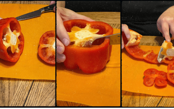 Namor's Shrimp Bowl Pepper Prep