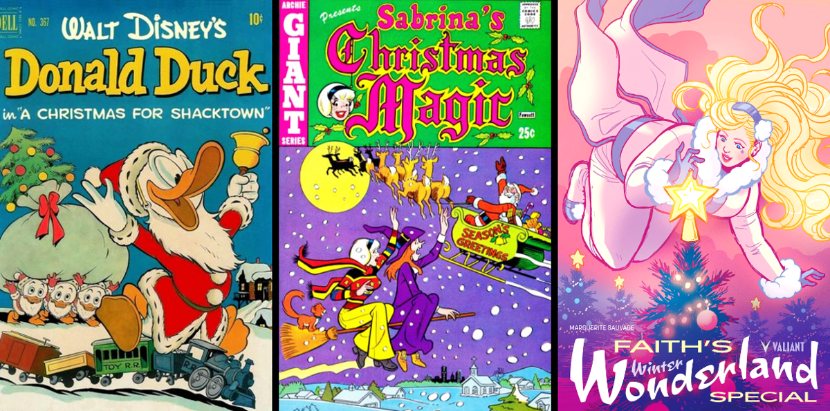 holiday-special-comics-disney-donald-duck-four-color-sabrina-christmas-magic-faith-winter-wonderland
