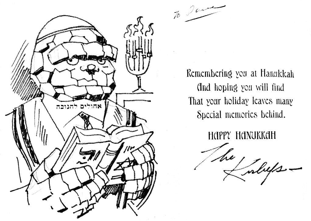 Hanukkah with The Thing Ben Grimm