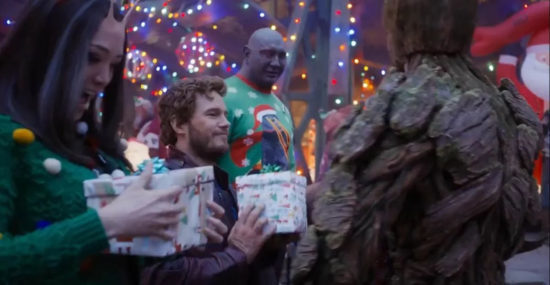 Guardians of the Galaxy christmas holiday special presents gifts