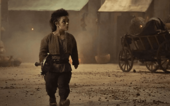 Francesca Mills as Meldof. The Witcher: Blood Origin (Netflix)
