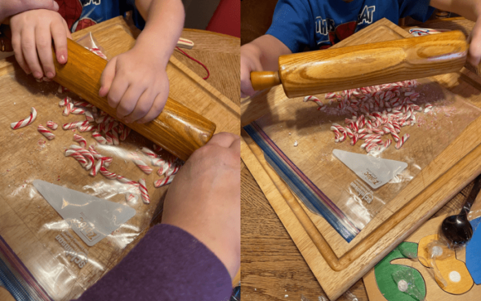 Crushing Peppermint Candy Canes
