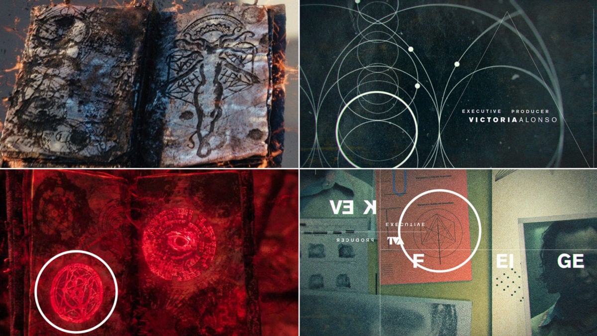 Top Left: WandaVision. Top Right: Loki. Bottom Left: Doctor Strange in the Multiverse of Madness. Bottom Right: Loki.