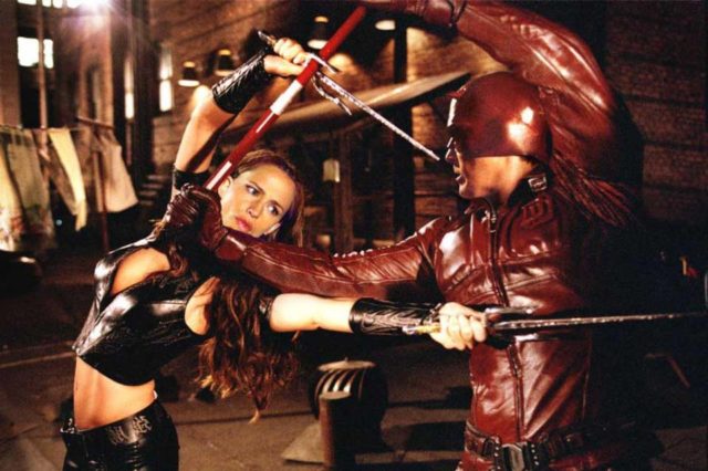Ben Affleck and Jennifer Garner Daredevil
