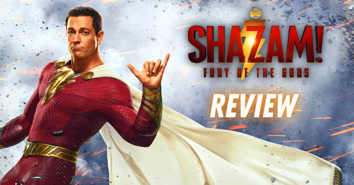 Shazam Fury of the Gods review banner