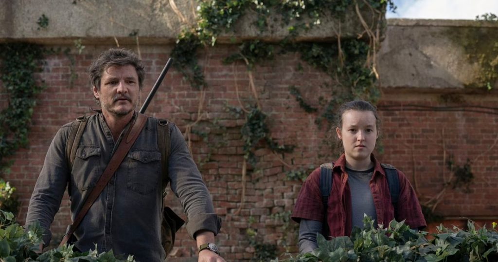 Joel (Pedro Pascal) & Ellie (Bella Ramsey) in The Last of Us episode 9